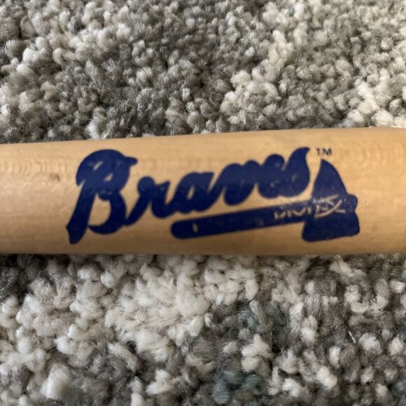 1993 Atlanta Braves Mini Baseball Bat ~ 10" Long - Picture 3 of 5